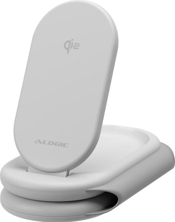 Actual product image Alogic PackAway 3in1 Qi2 Wireless Charging Stand White (35 W)