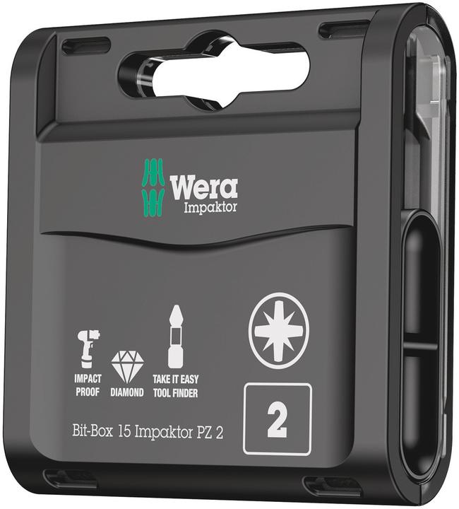 Productafbeelding Wera BitBox 15 Impactor PZ PZ (Kruis Pozidriv PZ)
