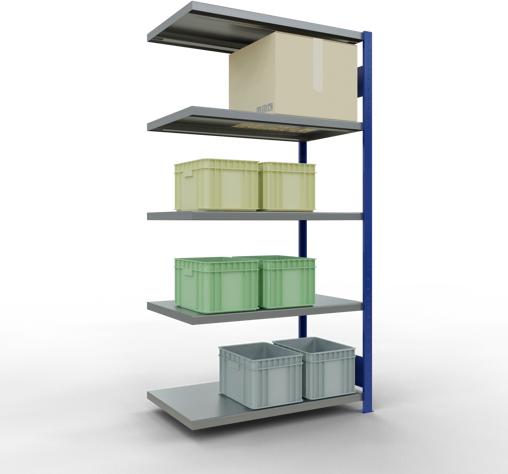 Immagine prodotto Schulte Lagertechnik MULTIplus250 sistema di alloggiamento aggiuntivo senza bulloni con bulloni di lunghezza