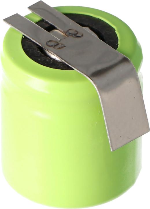 Actual product image AccuCell Battery for Sanyo N-110AA rechargeable NiMH 1/3 AA Mignon with soldering lug Z-shape (1 pcs., 1/3 AA, 150 mAh, Rechargeable battery)
