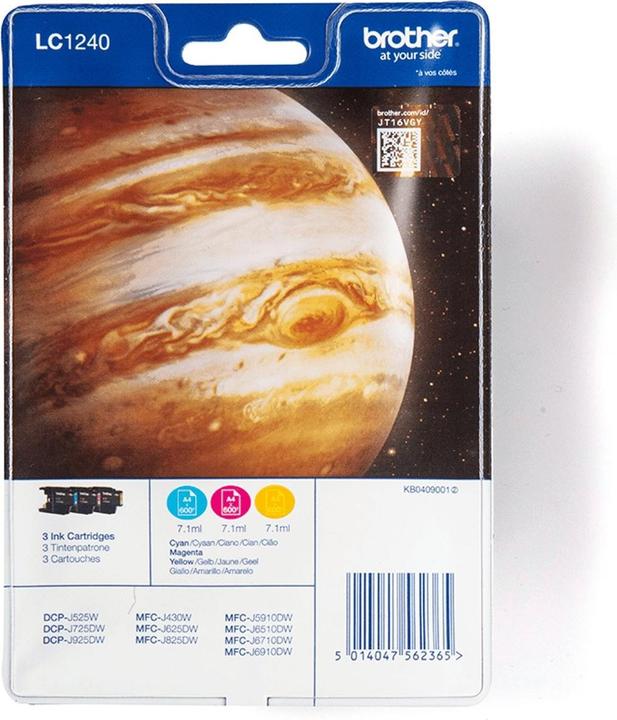 Immagine prodotto Brother LC-1240 BLISTER PACK ARCOBALENO (M, C, Y)