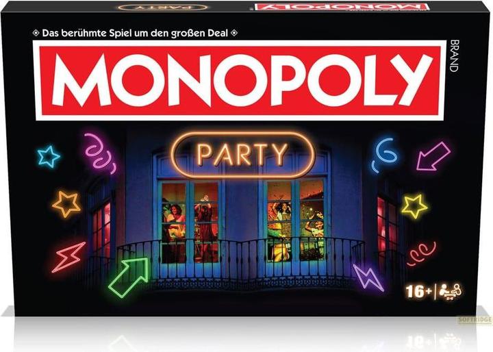 Produktbild Winning Moves Monopoly Party (Deutsch, 2 - 6 Spieler)