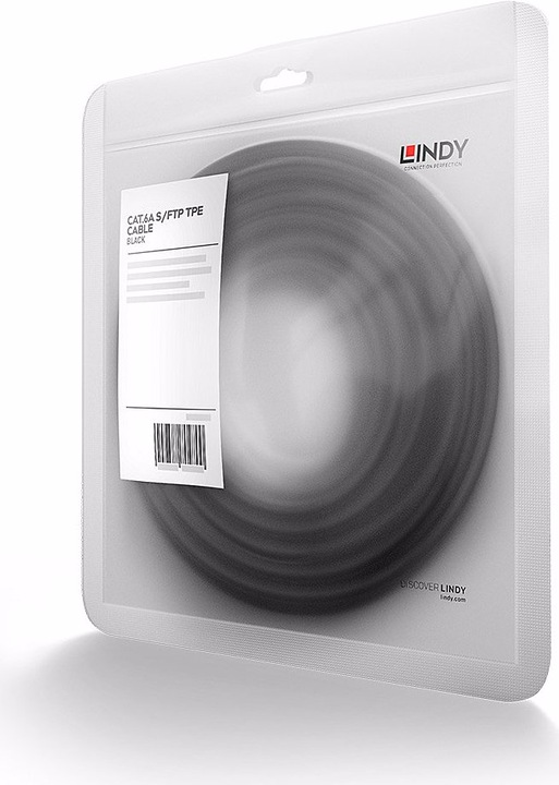Actual product image Lindy Network cable (PiMF, S/FTP, TPE, CAT6a, 3 m)