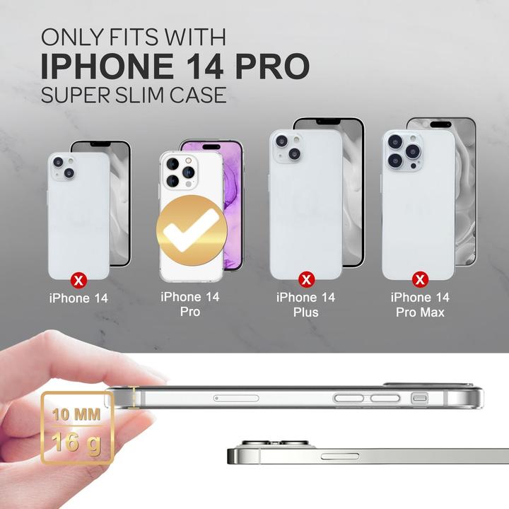 Productafbeelding Nalia Heldere 360 graden dekking (Apple iPhone 14 Pro)