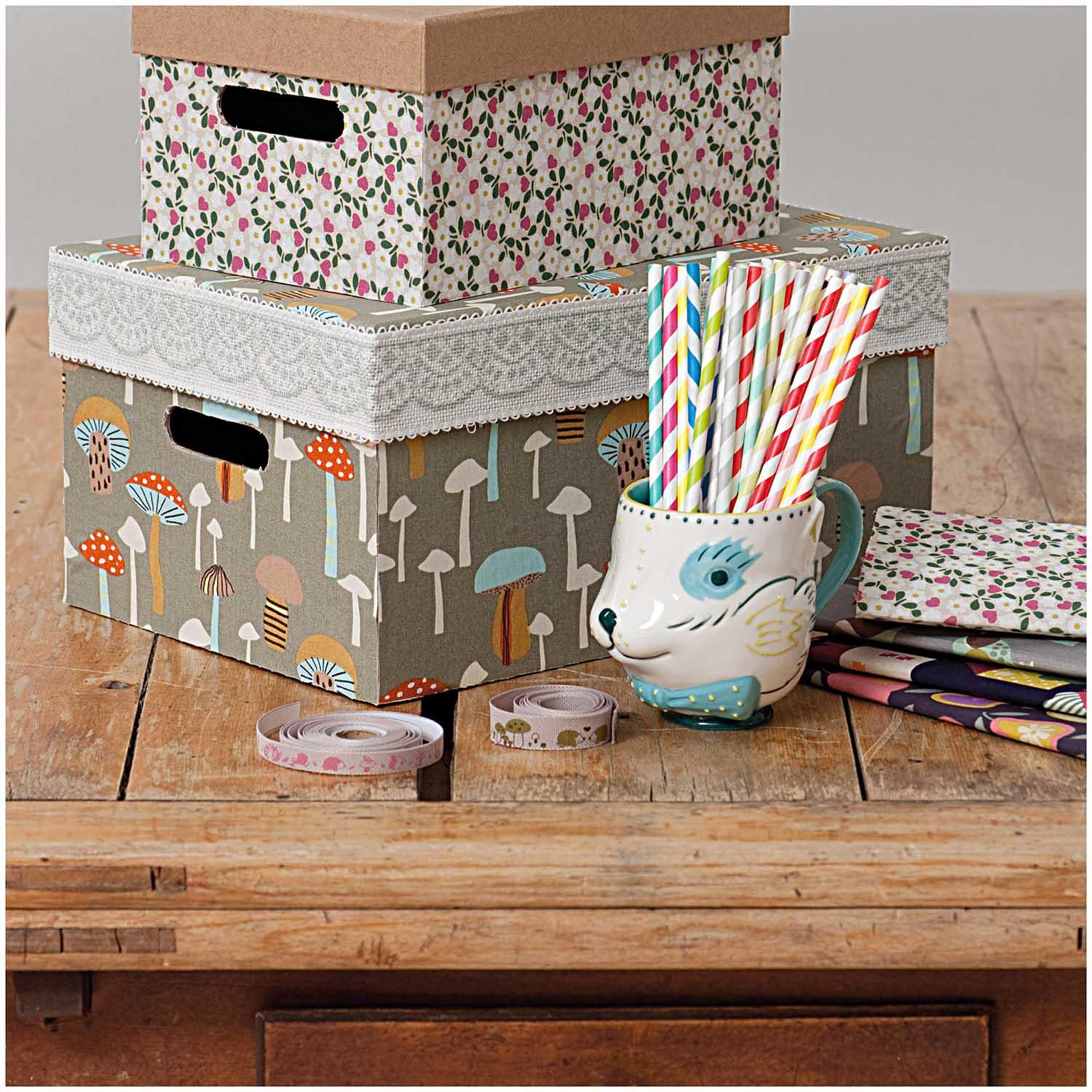 Thumbnail - Rico Design Strohhalme 24 Stück, Mehrfarbig, Strohhalm, Mehrfarbig