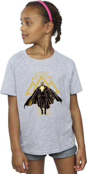 Immagine prodotto Black Adam Rising Golden Symbols Maglietta Ragazze (116)