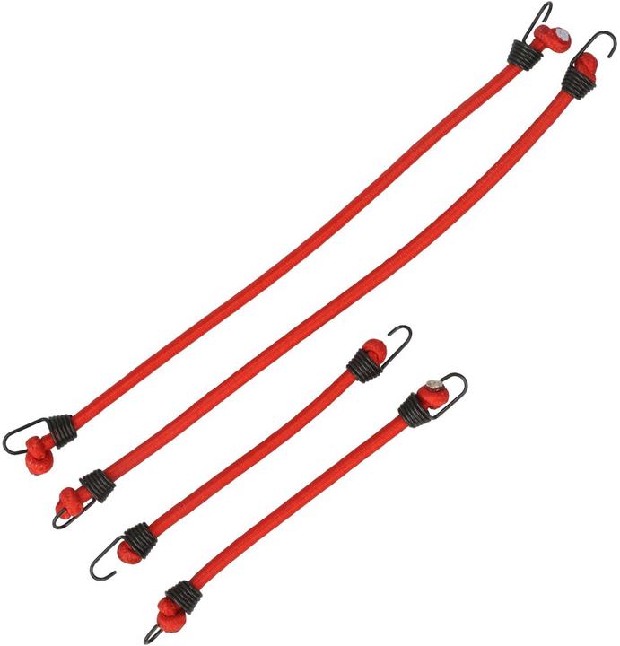 Produktbild Robitronic spanngurte mit haken rot elastisch (2 paar)