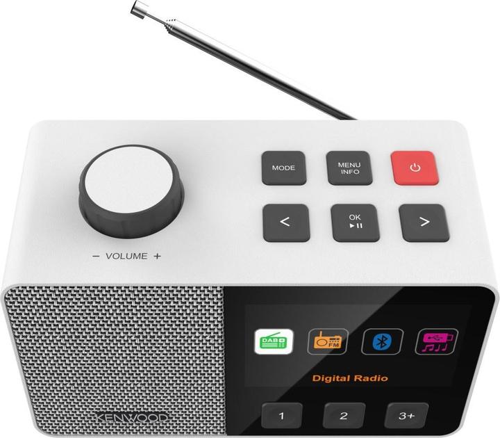 Actual product image Kenwood CR-M70DAB-W (DAB, DAB+, FM, Bluetooth)