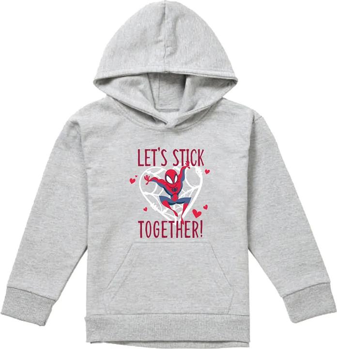 Image du produit Spiderman - Sweat à capuche la Saint-Valentin LET'S STICK TOGETHER - Enfant (128)