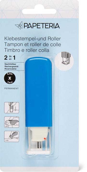Produktbild Papeteria Klebestempel und Roller