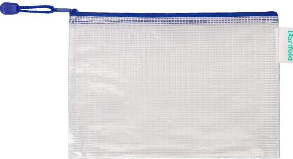 Image du produit Tarifold Pochette à fermeture éclair, a5, bleu, pack de 8 (A5, 8x)