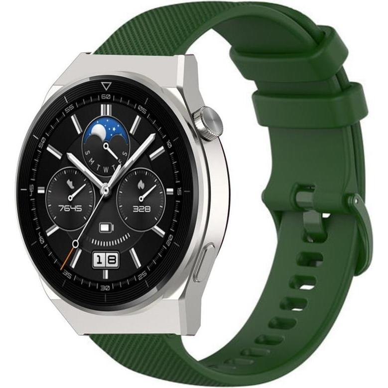 Strap-it Silikonarmband (Silikon), Uhrenarmband, Grün