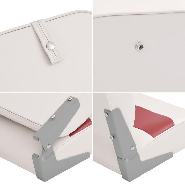 Produktbild vidaXL Bootssitz Set Klappbar Bootsstuhl Steuerstuhl Steuersitz Klappsitz 4-tlg.