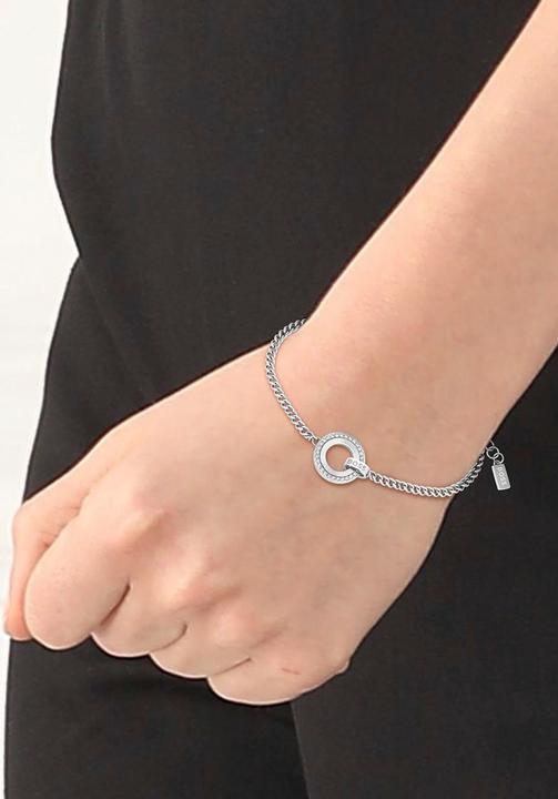 Immagine prodotto Hugo Boss Incantevole bracciale in acciaio con zirconi 1580509 (18 cm, Acciaio inossidabile)