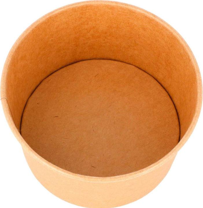 Produktbild Webstar Eisbecher 240 ml aus braunem Karton 50 Stück (50x)