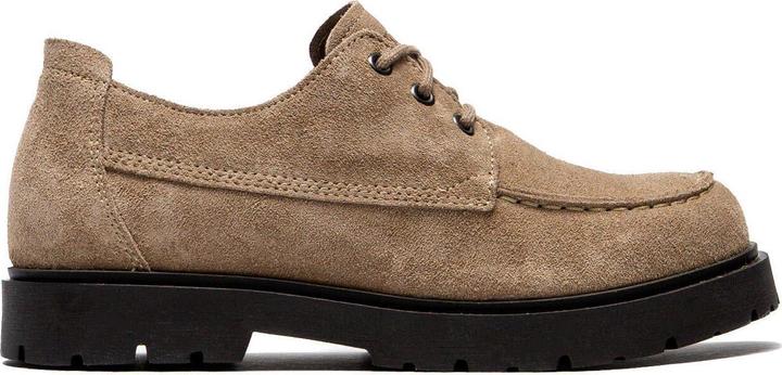 Birkenstock Highwood Moc Lace Low Suede Leather (Regular Fit) Gray Taupe (38)