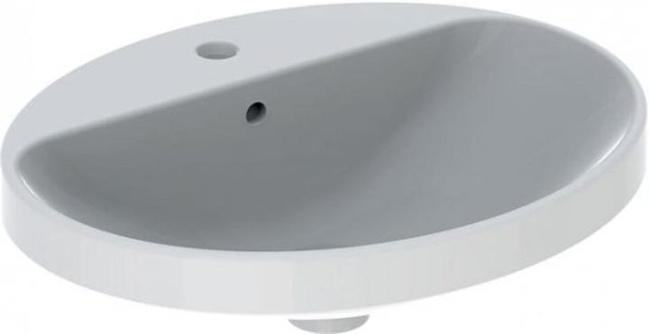 Immagine prodotto Geberit Lavabo da incasso ovale Keramag VariForm, 550x450mm, con foro per rubinetto, con troppopieno (585 mm, 550 mm)