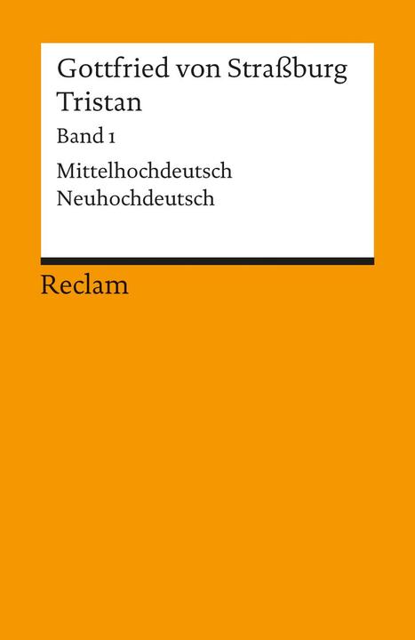 Produktbild Tristan 1 (Deutsch, Gottfried von Strassburg, 2010)