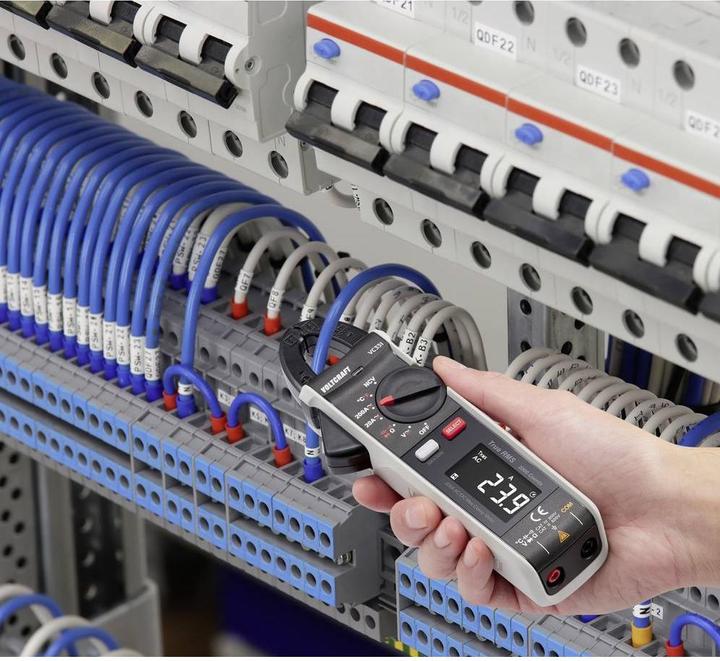 Produktbild Voltcraft VC-331 Stromzange kalibriert (ISO) CAT II 600 V, CAT III 300 V Anzei (CAT III 300V, CAT II 600V)