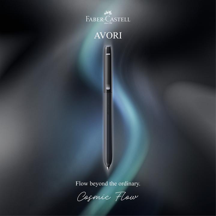 Immagine prodotto Faber-Castell Kugelschreiber Avori XB Cosmic Flow (Nero, Grigio, 1x)
