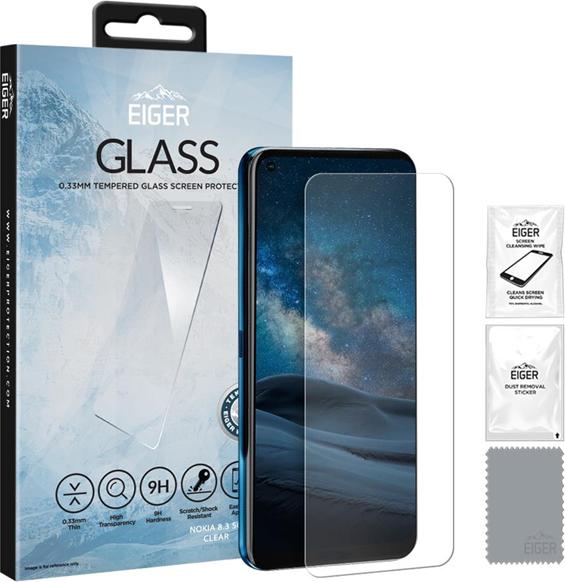 Immagine prodotto Eiger Mountain Glass Clear (1 pz., Nokia 8.3 5G)