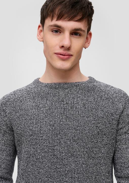 Actual product image s.Oliver Strickpullover Strickpullover mit Raglanärmeln (XL)