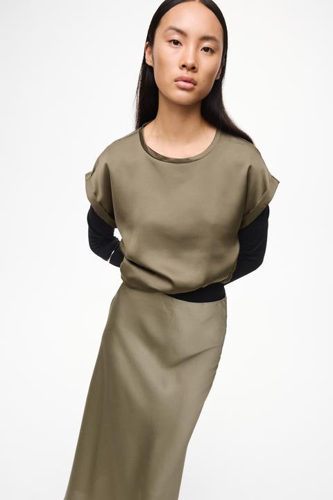 Actual product image Vila Round neckline top with short sleeves (44)
