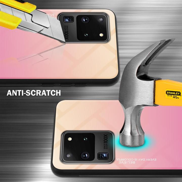Produktbild Cadorabo TPU 2 Farben Glas Cover (Samsung Galaxy S20 Ultra)