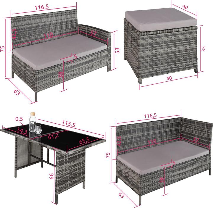 Produktbild tectake Barletta