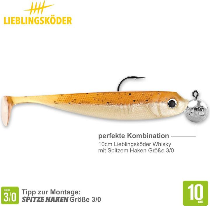 Actual product image Lieblingsköder Whisky (clear water, clouds) (15 cm)