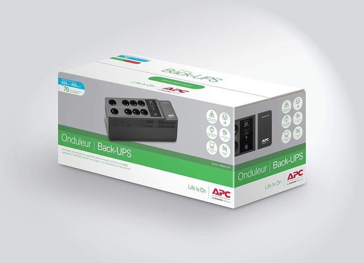 Produktbild APC BE650G2-SP (650 VA, 400 W, Standby USV)