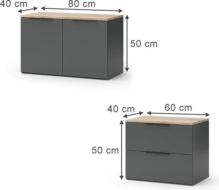 Actual product image Vicco Wido (80 x 50 x 40 cm, 60 x 50 x 40 cm)