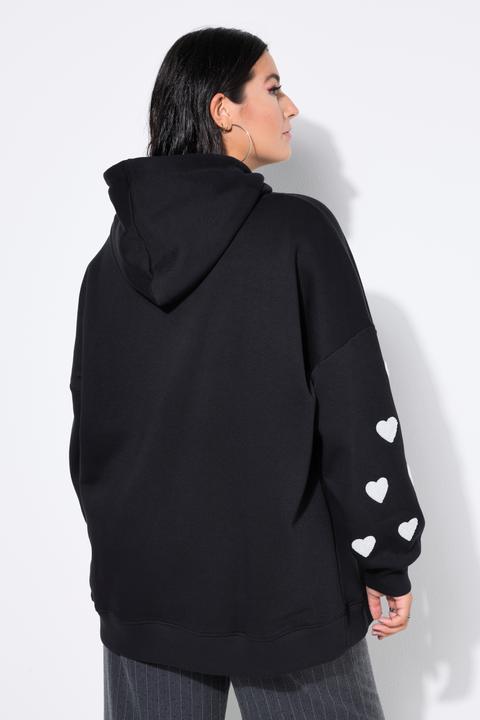 Produktbild Studio Untold Hoodie, extra oversized, Sweat, Kapuze, Ärmel-Hearts (56)
