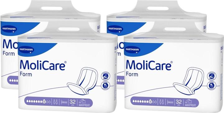 Actual product image Hartmann MoliCare Form 8 drops | 4 x 32 pieces (128 x)