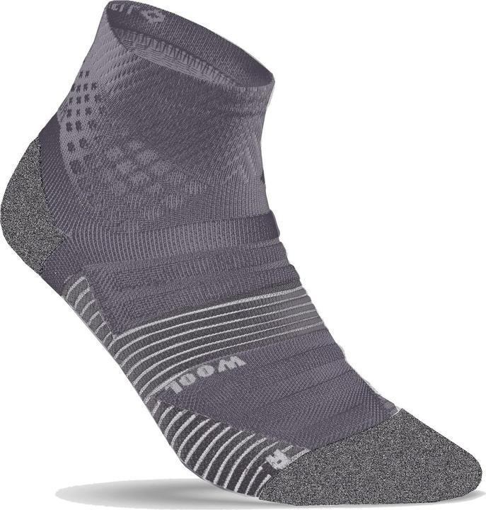 Quechua Wandersocken halbhoch 2 Paar - Hike 900 grau (43 - 46)