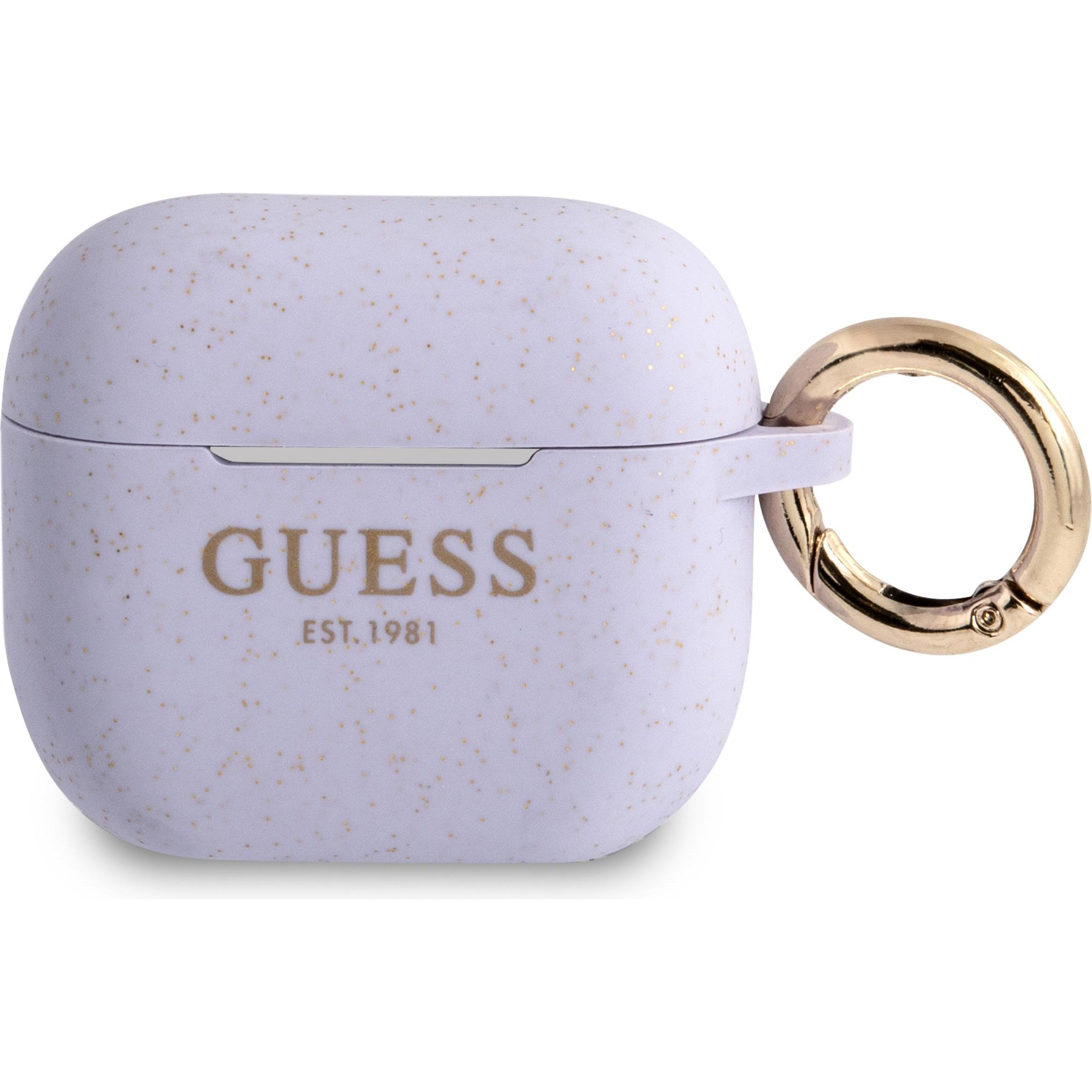 Guess Glitter (Kopfhörer Tasche), Kopfhörertasche + Schutzhülle, Violett