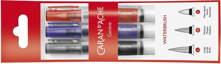 Immagine prodotto Caran d'Ache Pinsel mit Wasserreservoir im 3er Set (15 mm)