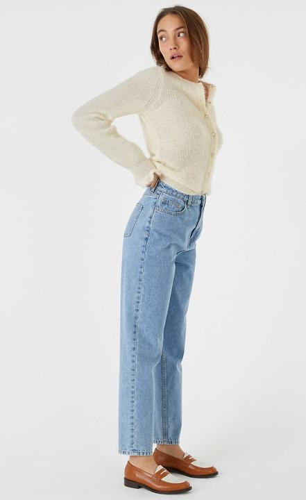 Actual product image La Redoute Collections Boyfit jeans with high waistband (26)