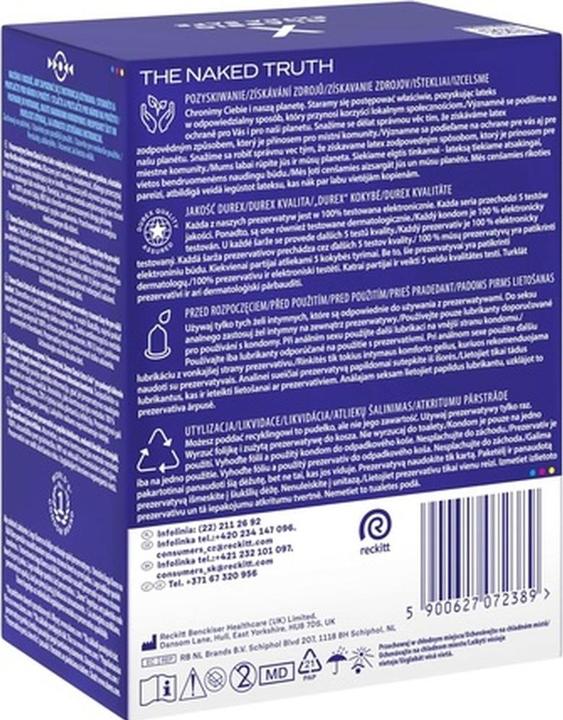 Immagine prodotto Durex Preservativi rinforzati extra sicuri più spessi 24 pezzi (24 pz.)