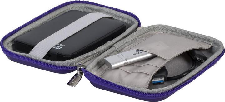 Actual product image Rivacase HDD Case 9101 PU ultraviolet