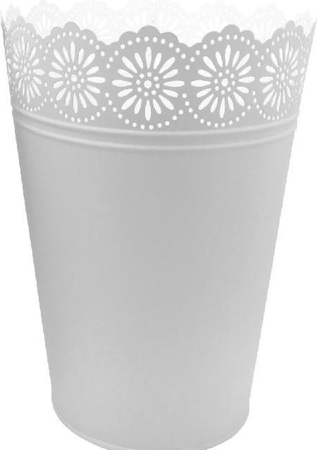 Actual product image GuGus White metal planter (17 cm)
