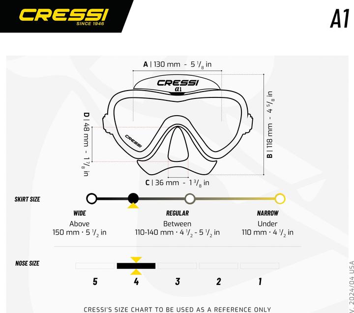 Image du produit Cressi A1 Maske