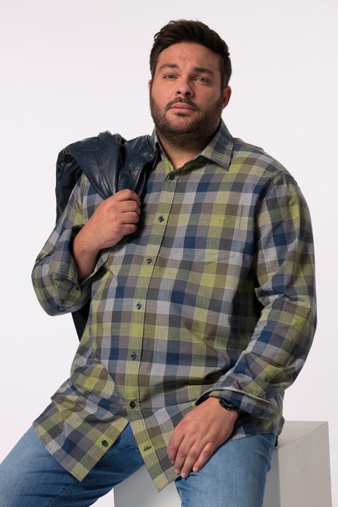 Immagine prodotto Men+ Karohemd, Langarm, Kentkragen, Comfort Fit (7XL)