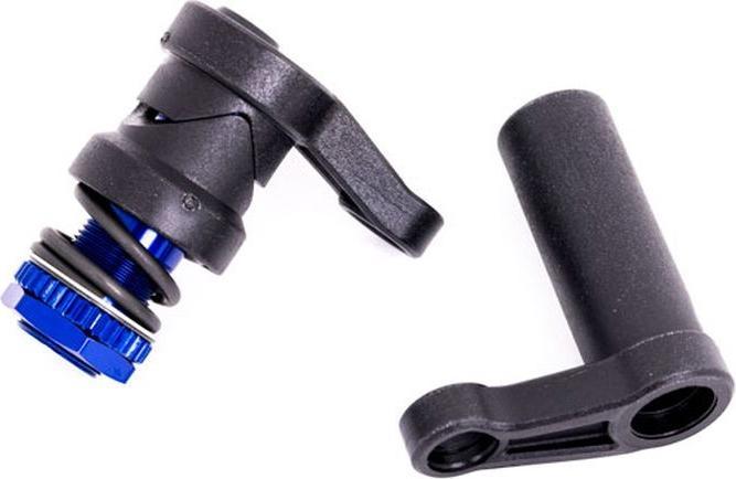 Traxxas servo-saver + feder + servo-horn lenkung (montiert)