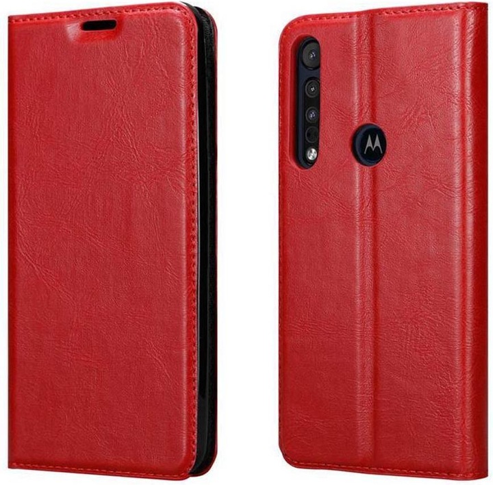 Produktbild Cadorabo Book Invisible Magnet Cover (Motorola One Macro)