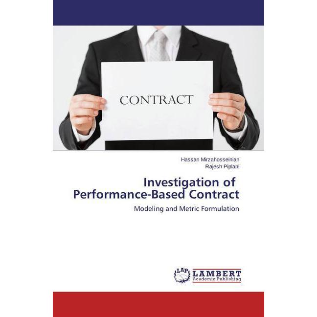 Investigation of Performance-Based Contract, Fachbücher