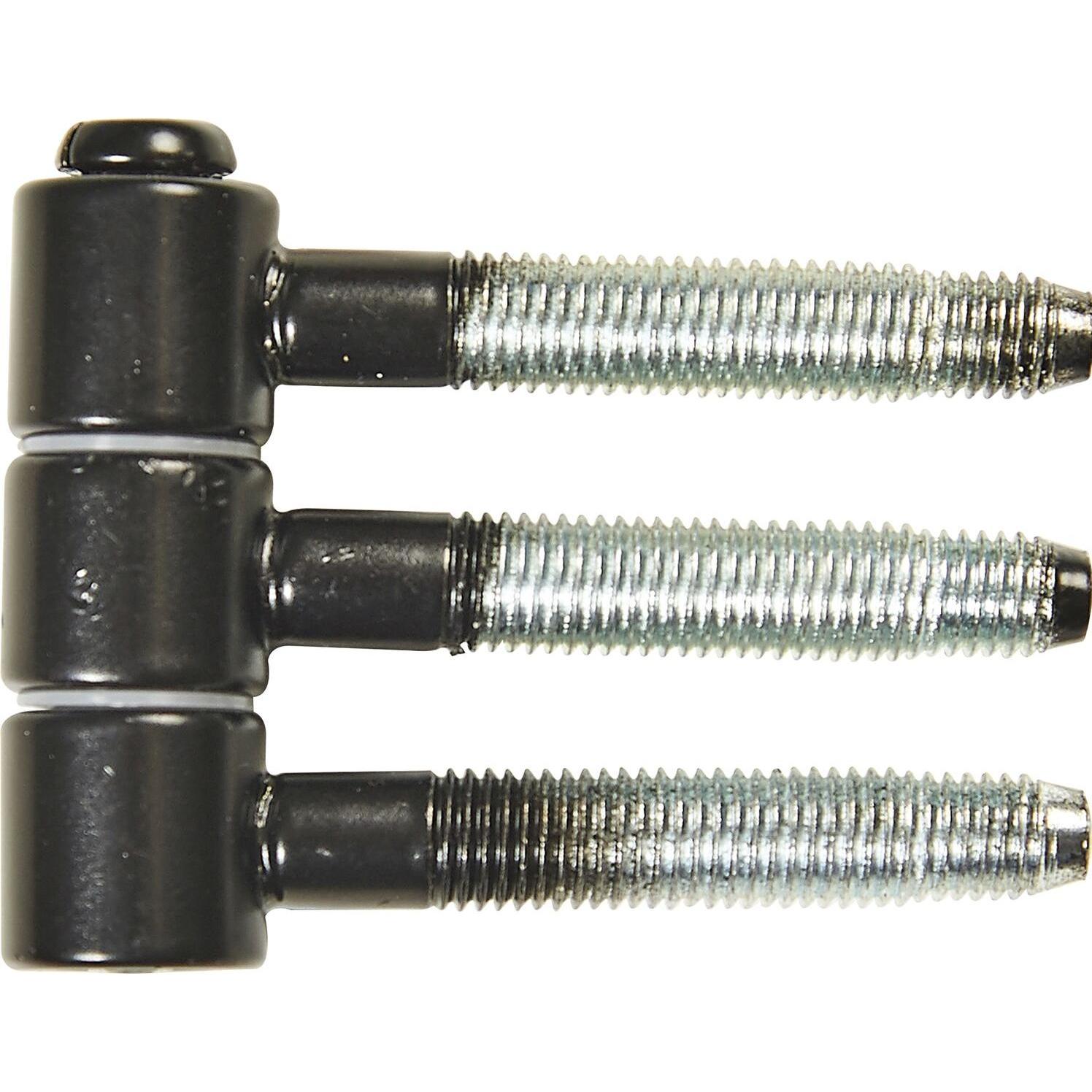 SFS, Türbeschlag + Scharnier, Einbohrband (Steckband) 3-teilig, ø 16mm Höhe 46,7 mm Türband Stahl schwarz