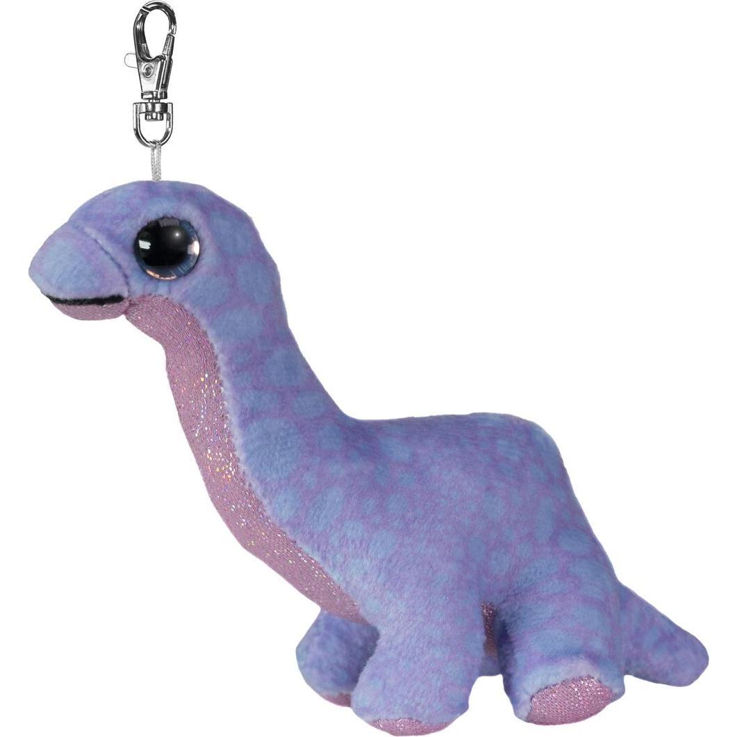 Lumo Stars, Unisex, Schlüsselanhänger, Schlüsselanhänger – Dino Brontosaurier, 8,5 cm, Violett
