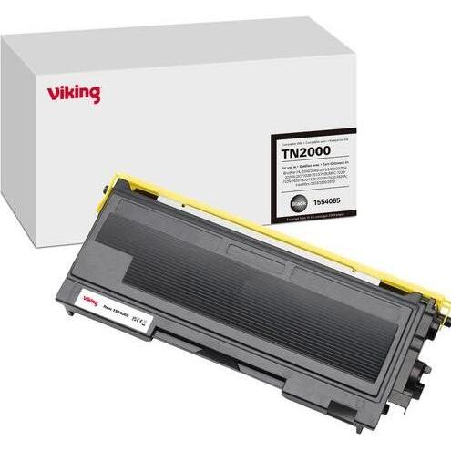 Viking, Toner, Tonerkartusche Kompatibel Brother TN-2000 Schwarz (BK)