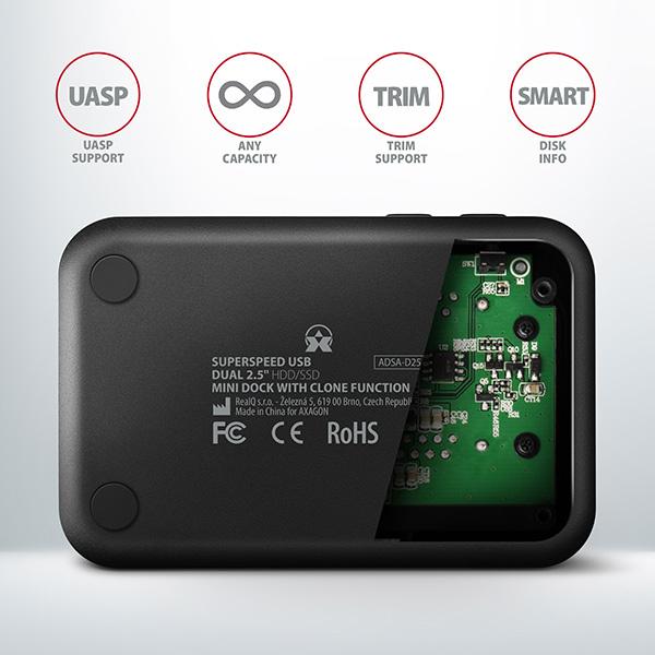 Productafbeelding Axagon ADSA-D25 (2.5")